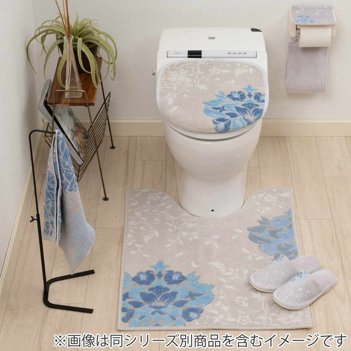 トイレマットDECORMUSEEプレシャス約80×60cmロング