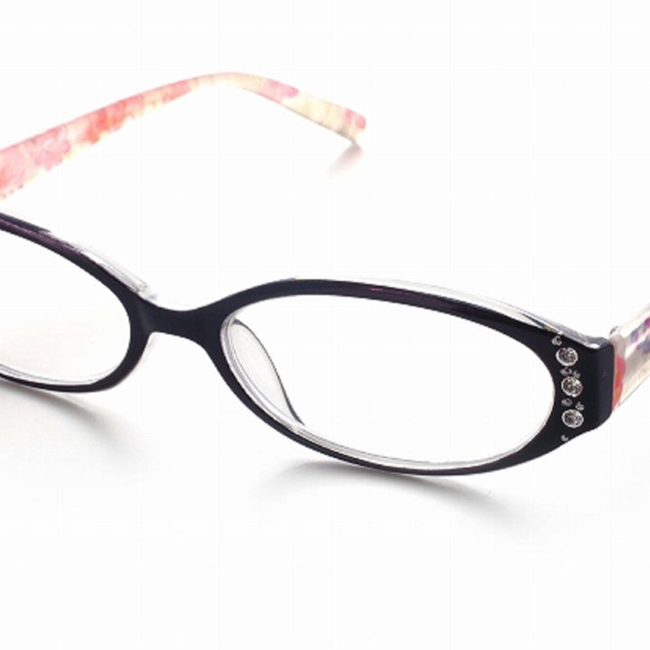 老眼鏡シニアグラスポリカーボネイトブルーライトカット＋1～3ピンク