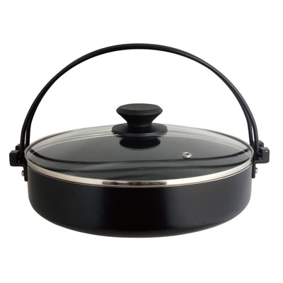 すき焼き鍋 26cm IH対応 旨宴 ガラス蓋付き