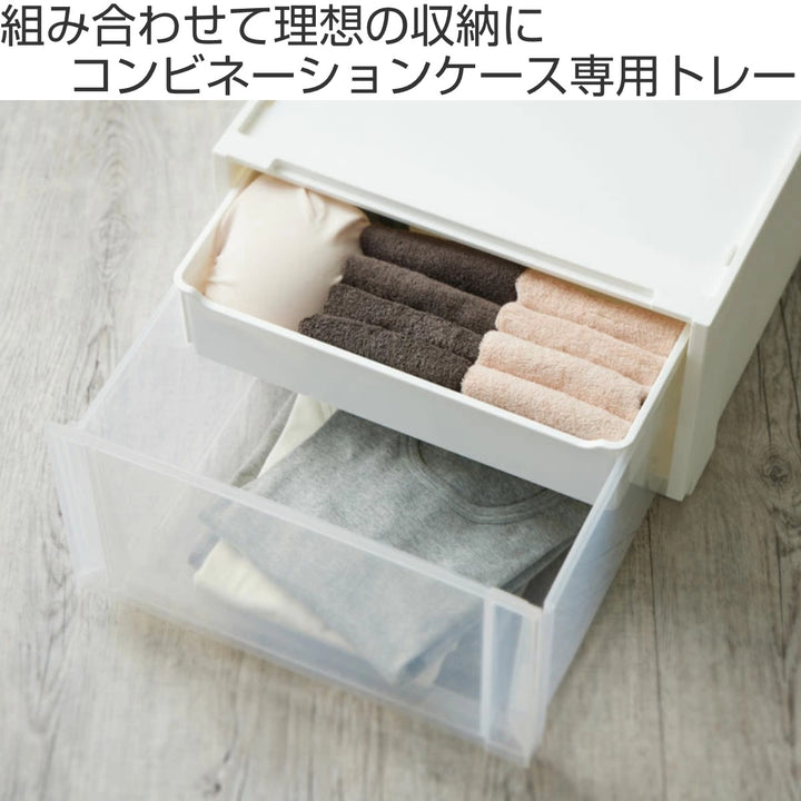 コンビネーションケーストレー幅39cmミドル用収納ケース専用トレー