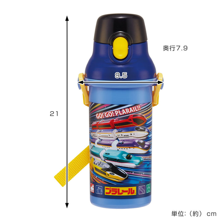 水筒480ml抗菌直飲プラボトルプラレール25