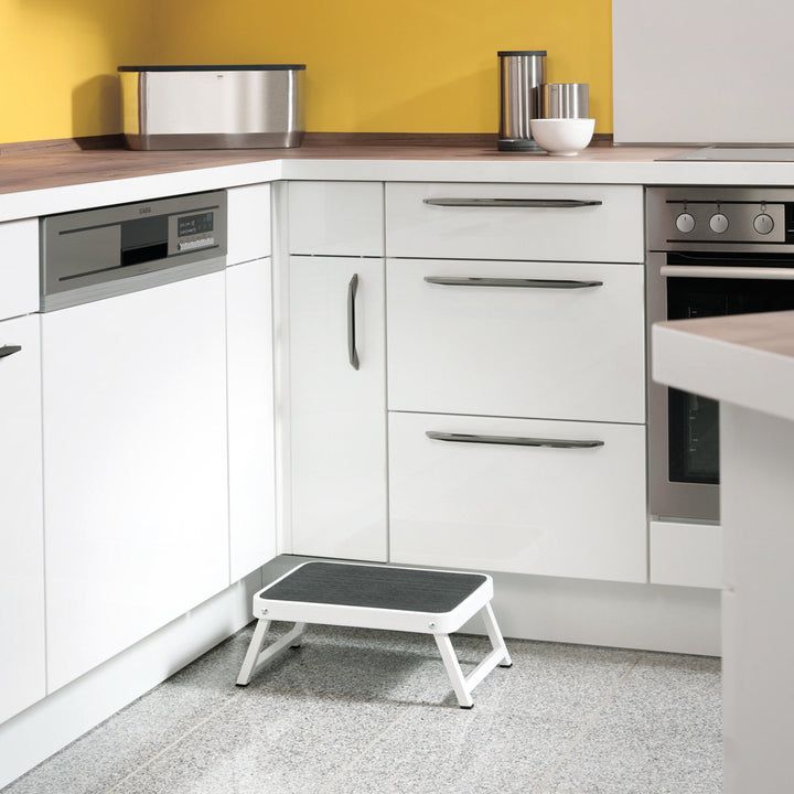 踏み台ハイロワンステップホワイト折りたたみ足場