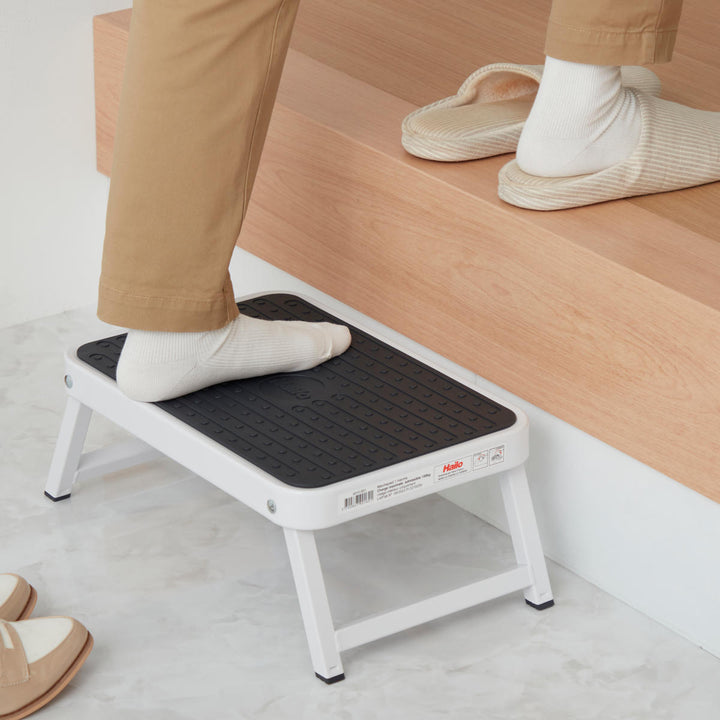 踏み台ハイロワンステップホワイト折りたたみ足場