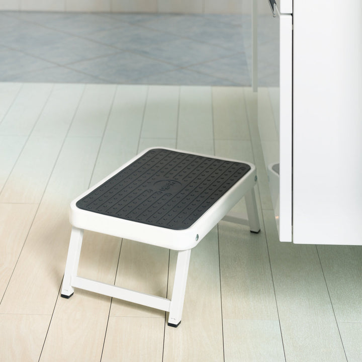 踏み台ハイロワンステップホワイト折りたたみ足場
