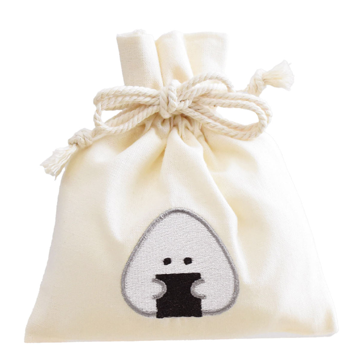 巾着 ポーチ ぎゅっとおにぎりさん 刺繍 ミニ巾着 布製 – ハウジー