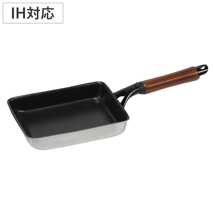 卵焼き器IH対応13×18cmファストクック2層鋼ダイヤモンドコート