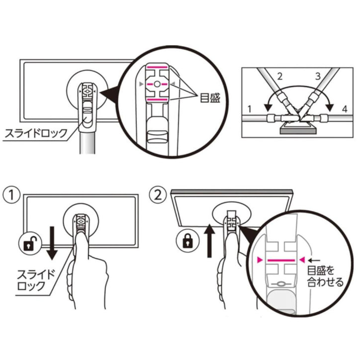 ベランダブラシベランダ床ブラシスポンジ可動式AZ299