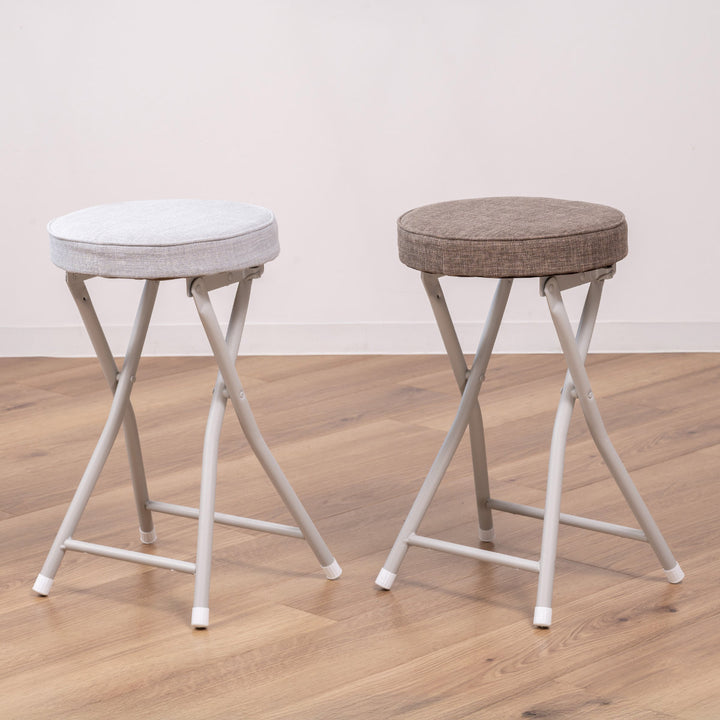 折りたたみ椅子スツール座面高49.5cmクッション座面