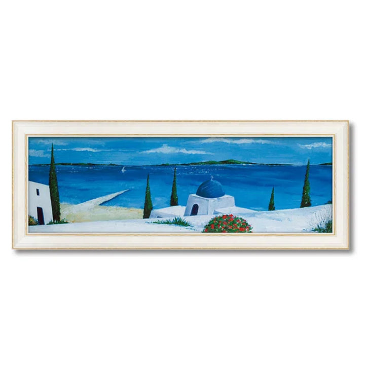 アートパネルジュリアホーキンス『エーゲ海の夏』100.5×38cm