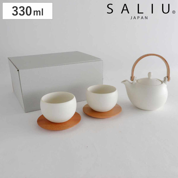 土瓶急須湯呑み茶托セット330mlSALIUYUI結磁器