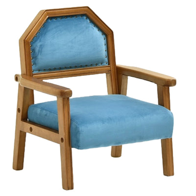 キッズソファ ペットソファ 座面高22cm ベロア生地 シングルソファ BOJAWS