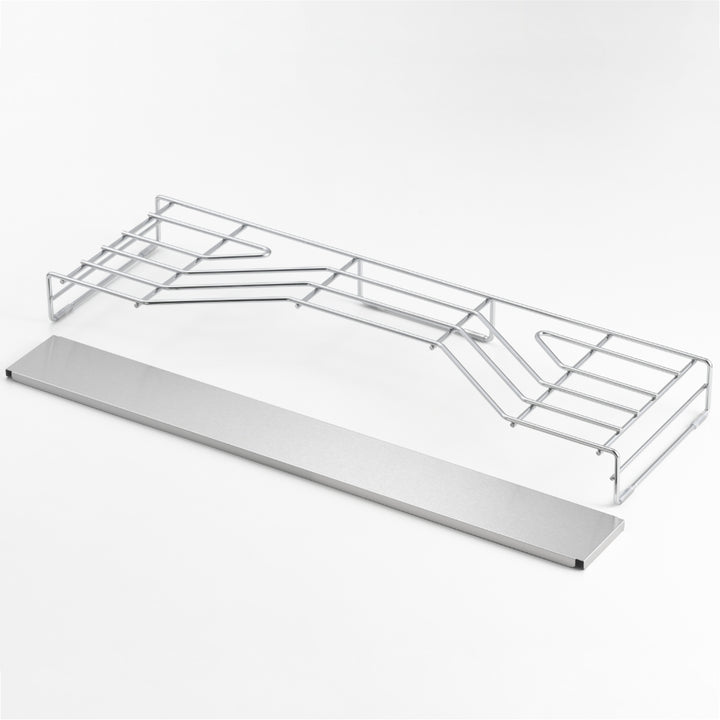 コンロ奥ラック排気口カバー付き