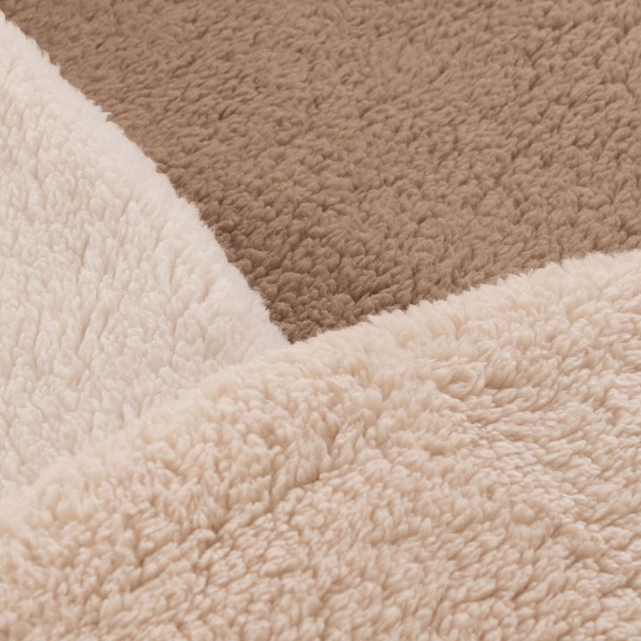 サンドクッションラウンドボア生地ポケットこたつブランケット