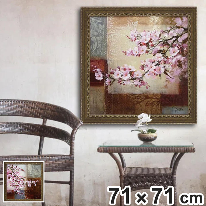 アートパネルダニエルネンガーマン『チェリーブロッサム』71×71cm