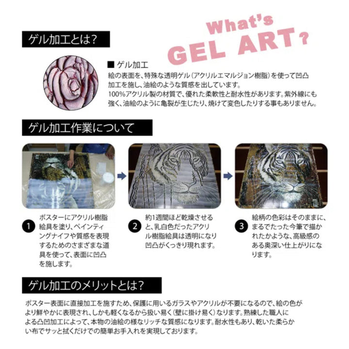 アートパネルダニエルネンガーマン『チェリーブロッサム』71×71cm