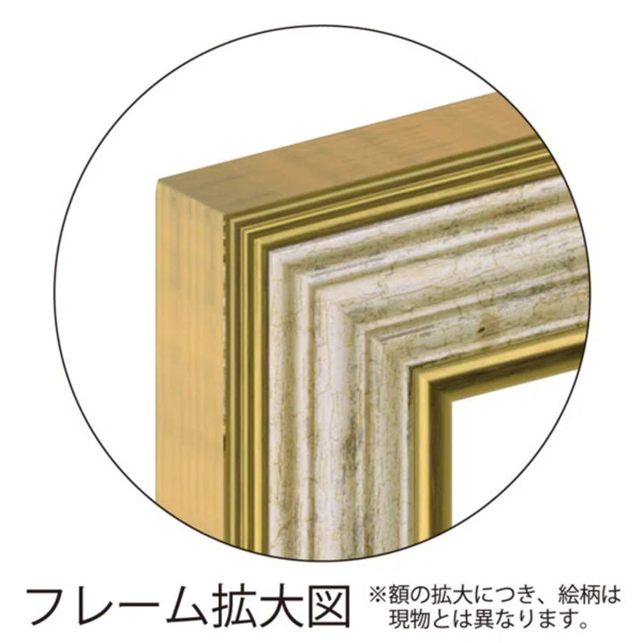 アートパネルパメラマンガー『ピーチアンドホワイトブーケ』58×58cm