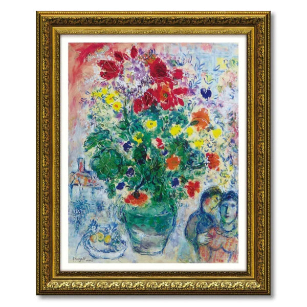 アートパネルマルクシャガール『グランドブーケドゥルノンキュル』58.5×71cm