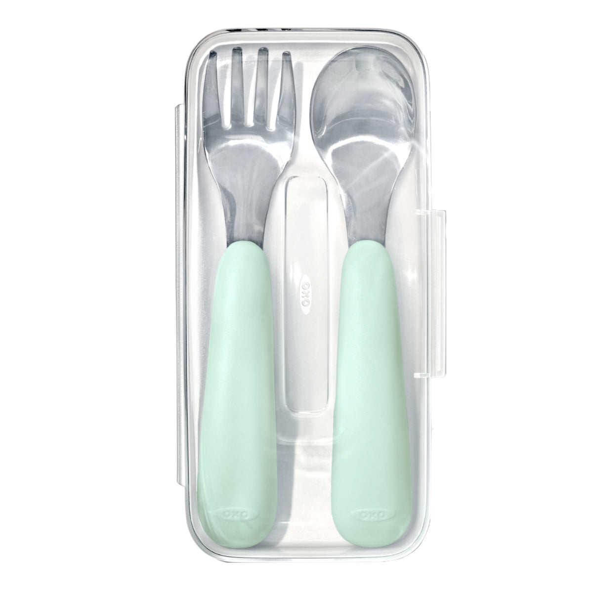 ベビー スプーン & フォーク セット OXO Tot スプーン フォーク セット ケース付き 携帯用 ベビー