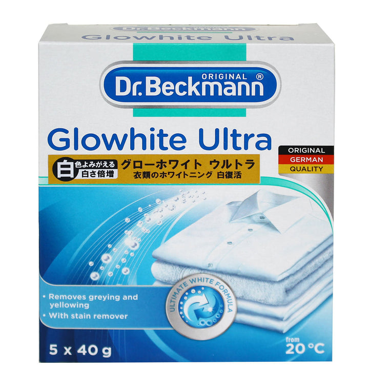 Dr.Beckmannベックマン白復活シート5包入りグローホワイトウルトラ蛍光増白剤酸素系漂白剤入り