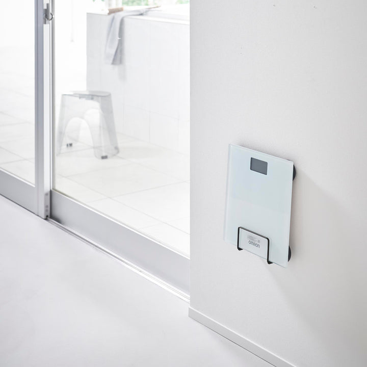 山崎実業towerウォール体重計ラックタワー石こうボード壁対応