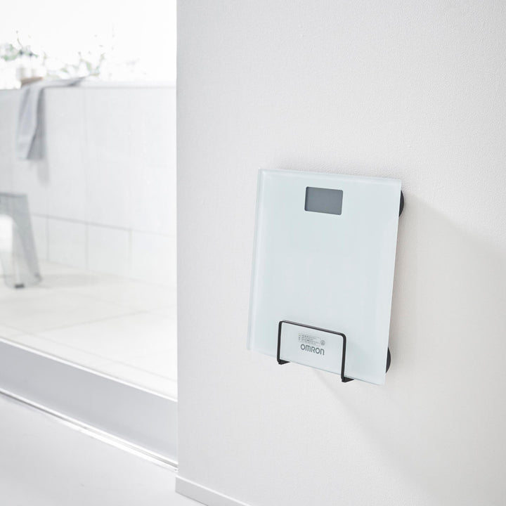 山崎実業towerウォール体重計ラックタワー石こうボード壁対応