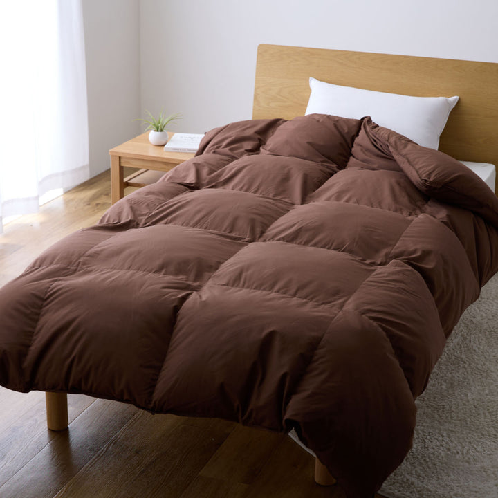 羽毛掛けふとんダウン85％シングル日本製