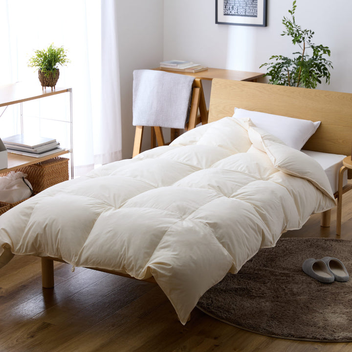 羽毛掛けふとんダウン85％シングル日本製