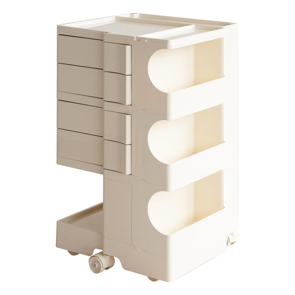 マルチワゴン幅43cmPluna（プルーナ）ハイタイプ四面収納完成品