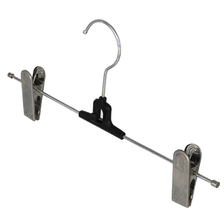 クリップハンガーモノクローゼットメタルグリップハンガー連結3本