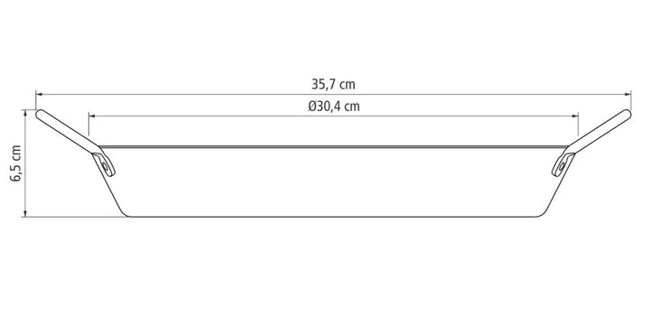 パエリア鍋30cmガス火専用食洗機対応トラモンティーナ