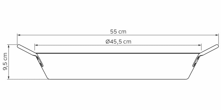 パエリア鍋45cmガス火専用食洗機対応トラモンティーナ