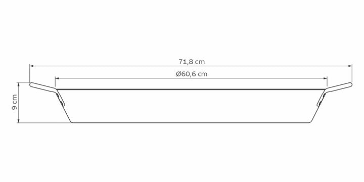 パエリア鍋60cmガス火専用食洗機対応トラモンティーナ