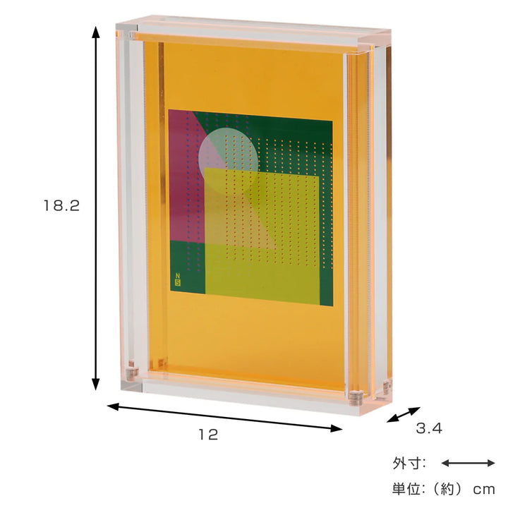 フォトフレームAMS-02透明アクリル