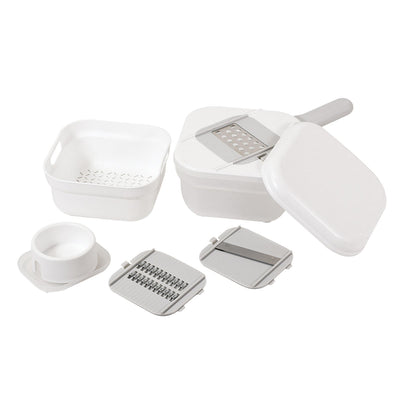 野菜調理器 ザルボウルセット Simplice おろしプレート スライスプレート 千切りプレート