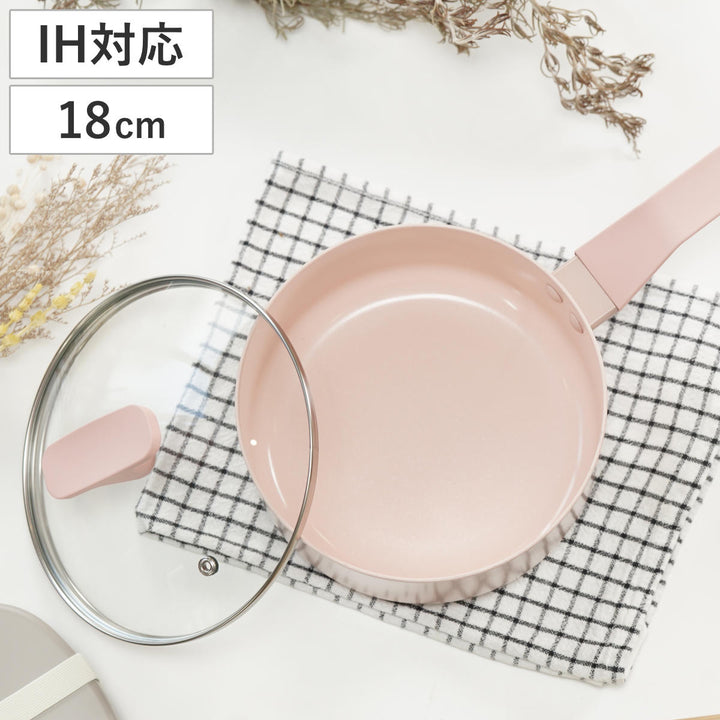 片手鍋18cmIH対応ROSAふっ素加工