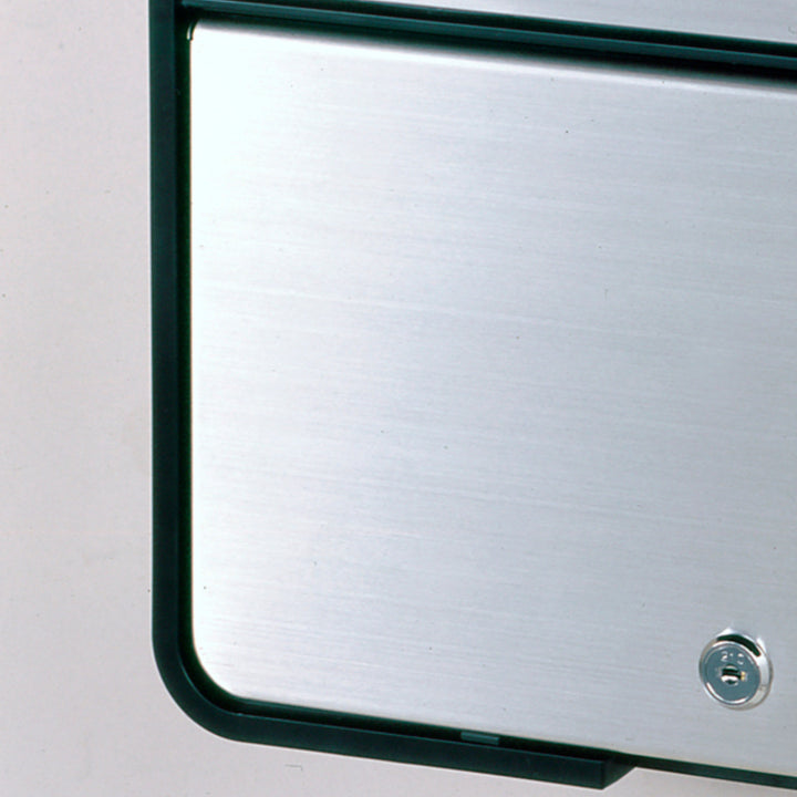 郵便ポストステンレスポストカムロック錠付壁掛