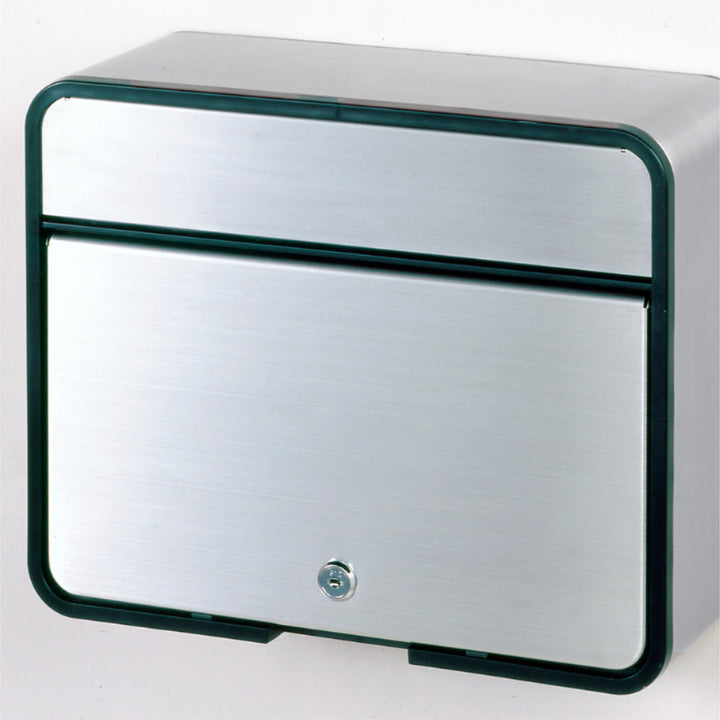 郵便ポストステンレスポストカムロック錠付壁掛