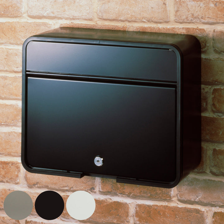 郵便ポストスチ―ルポストカムロック錠付壁掛