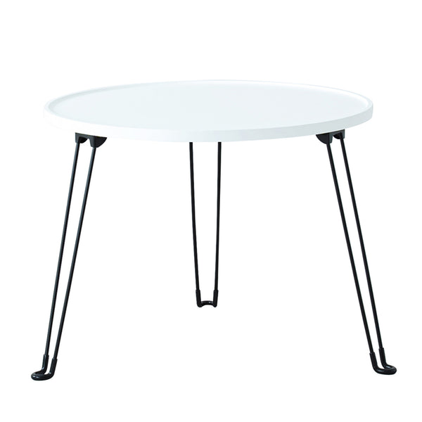 サイドテーブル円型直径60cm折りたたみセカンドサイドテーブル