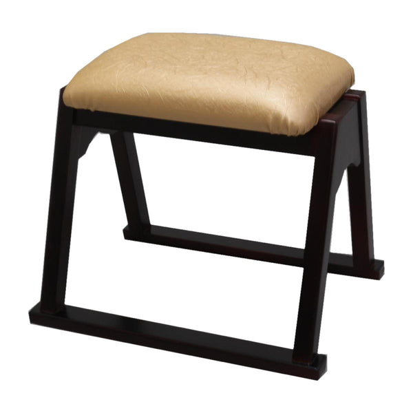 椅子仏壇スタッキングできる仏壇前椅子ゴールド高さ37.5cm