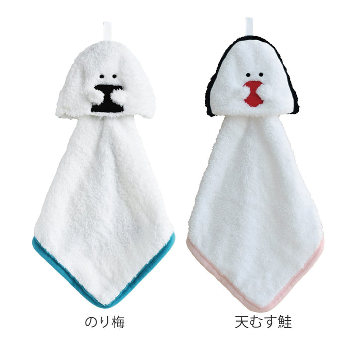 タオルループタオルぎゅっとおにぎりさんヒッカケ収納タオル30×30cm