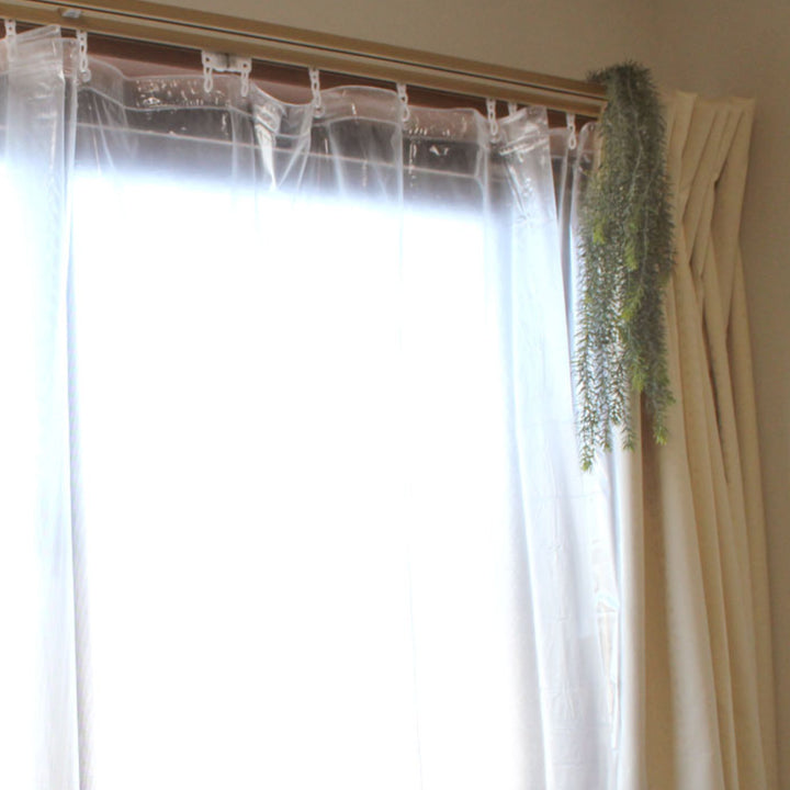 断熱カーテン断熱カーテンライナー幅100cm×丈140cm2枚入クリア