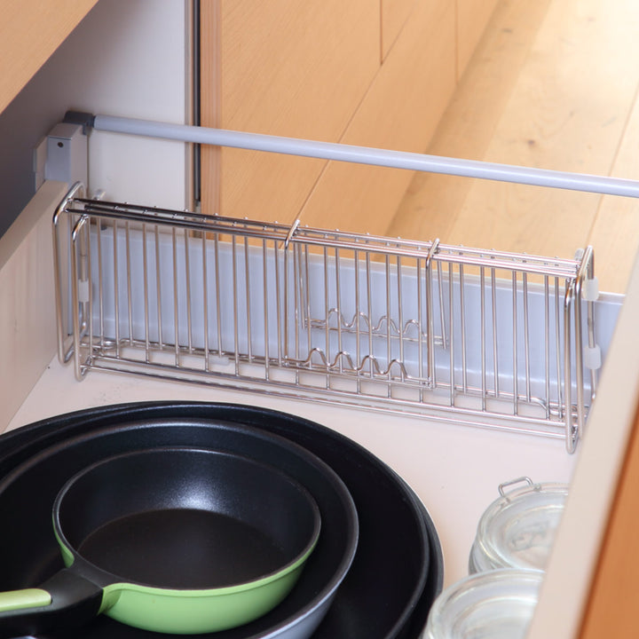 水切りカゴ＆kitコンパクトになる伸縮水切りかご