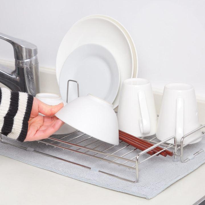 水切りカゴ＆kitコンパクトになる伸縮水切りかご