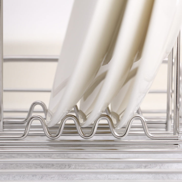 水切りカゴ＆kitコンパクトになる伸縮水切りかご