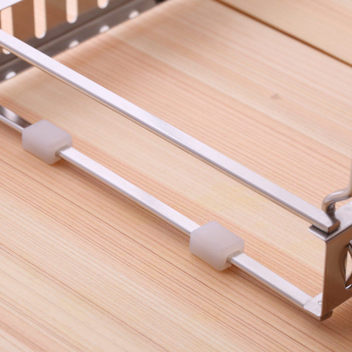 フライパンラック＆kit調節できるフライパンスタンド