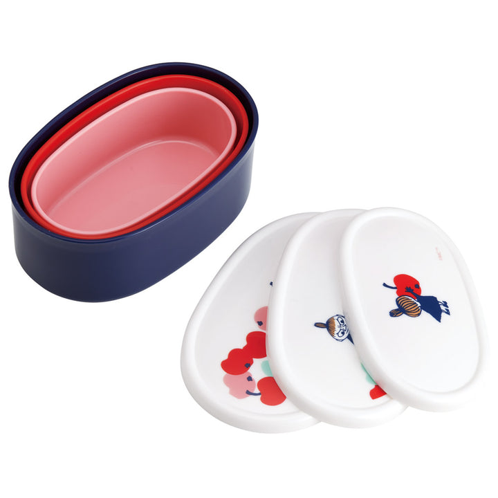 シール容器抗菌シール容器3Pセットリトルミイりんご