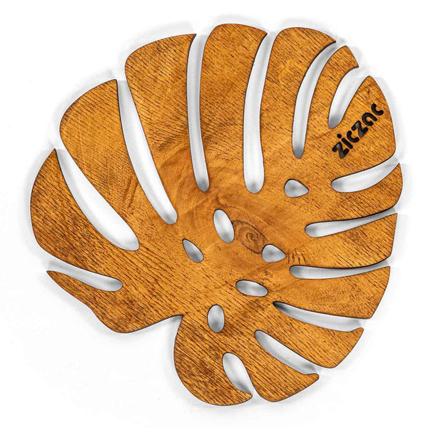 鍋敷き木製ZICZACBIRCHTrivetMonstera