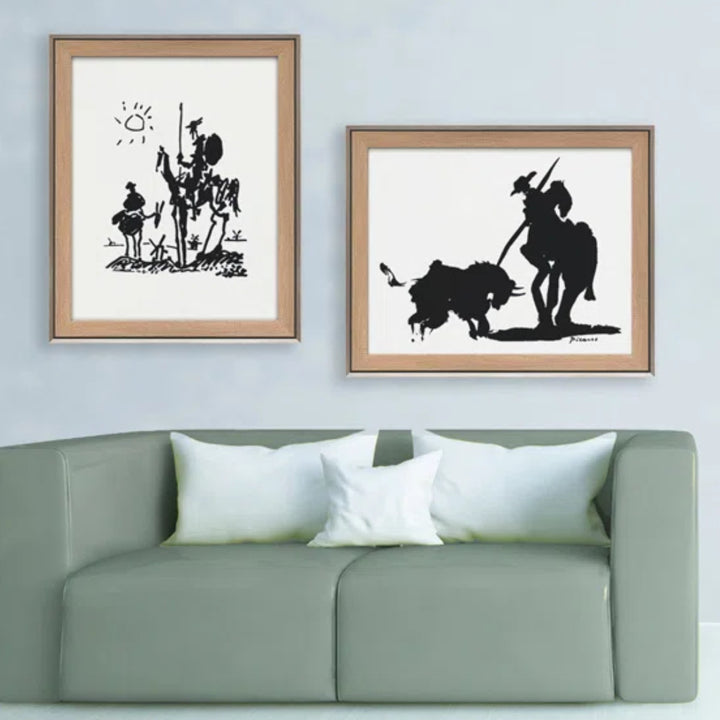 アートパネルパブロピカソ『ブルファイト』81.5×66.5cm