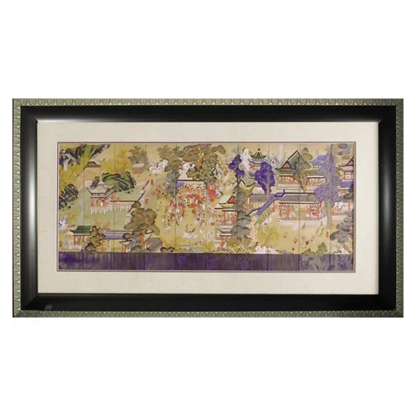 アートパネル和風フレーム『郭子儀の宴』99×56cm